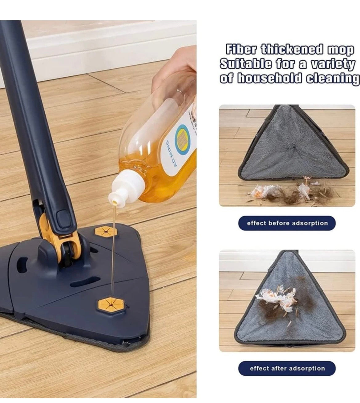 360 Degree Rotatable Squeezing Mop🧹✨