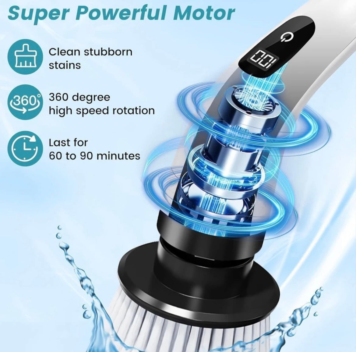 Electric cleaning brush⚡️🧼