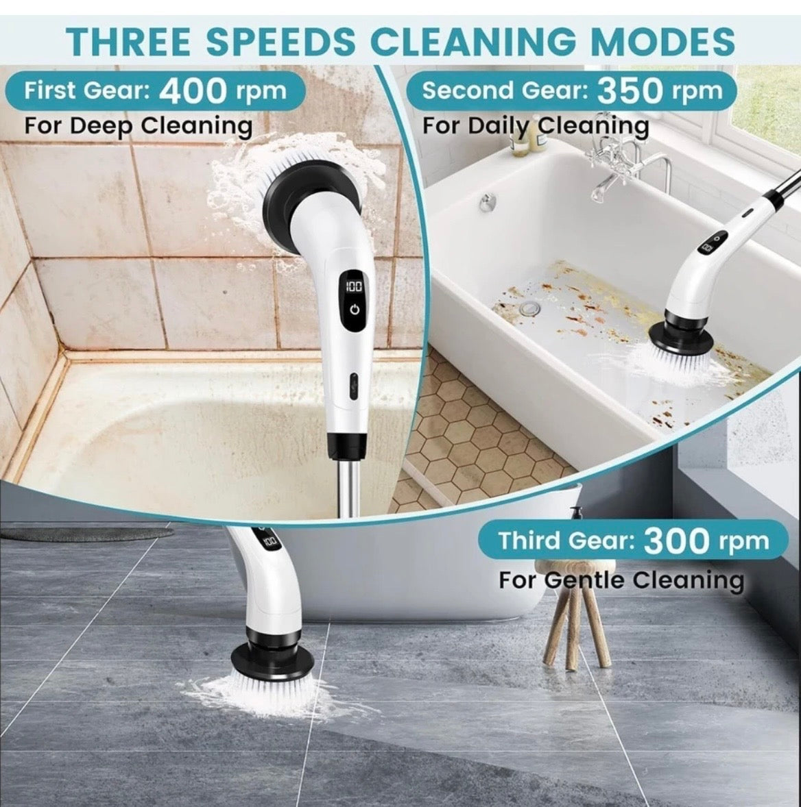 Electric cleaning brush⚡️🧼