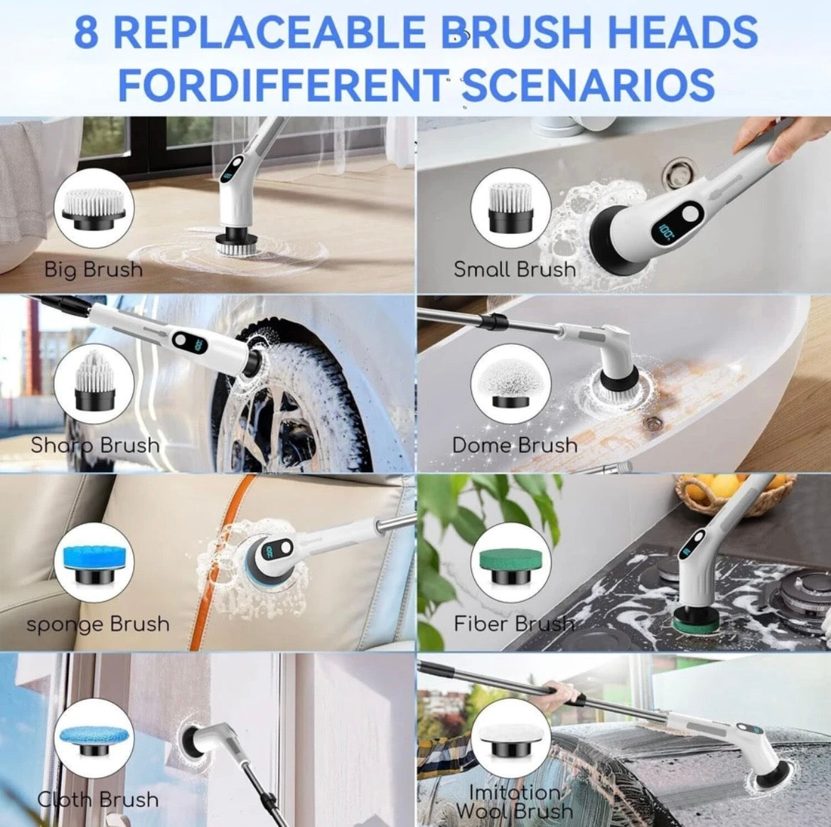 Electric cleaning brush⚡️🧼