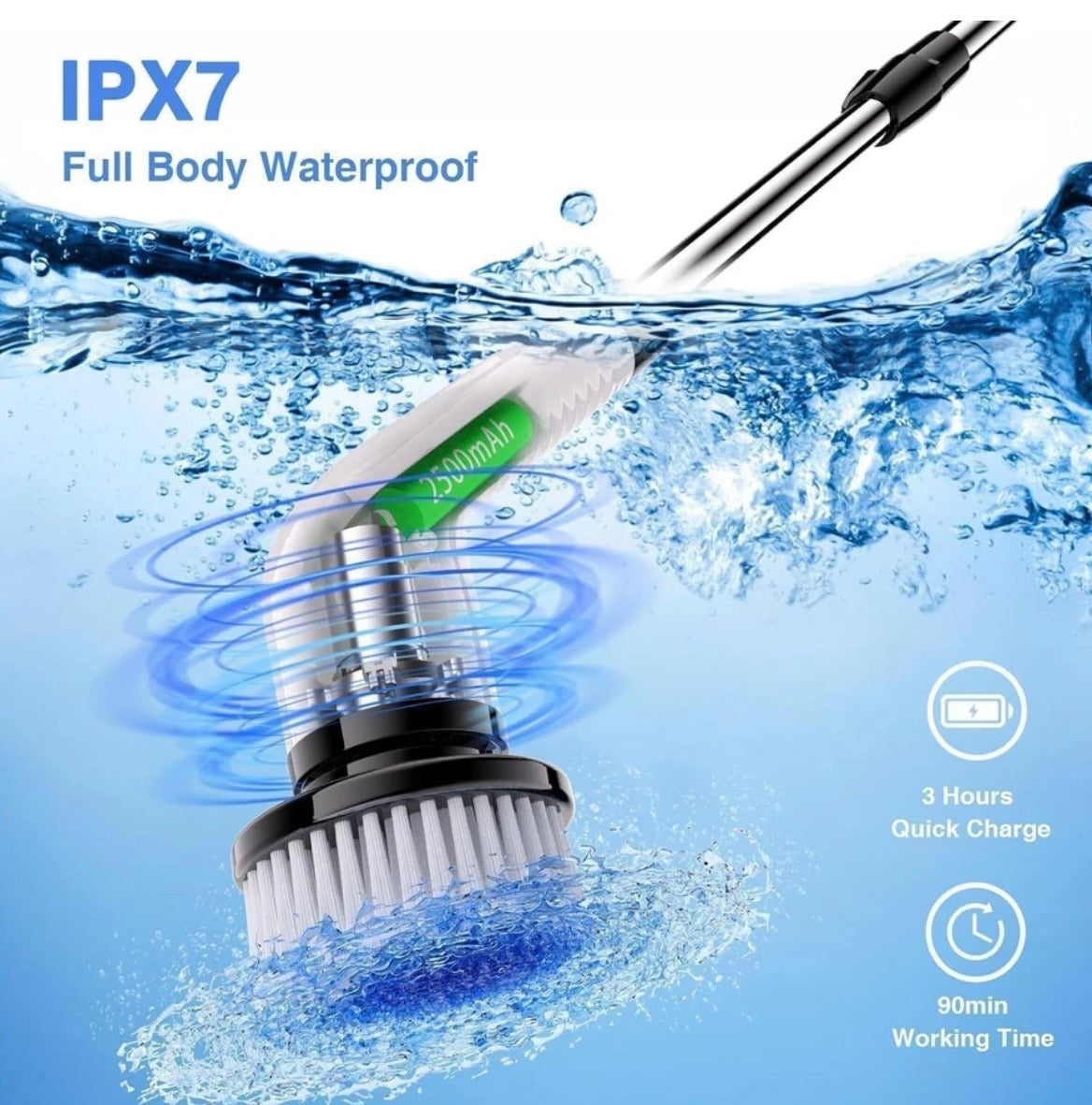 Electric cleaning brush⚡️🧼