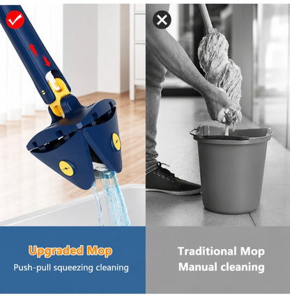 360 Degree Rotatable Squeezing Mop🧹✨